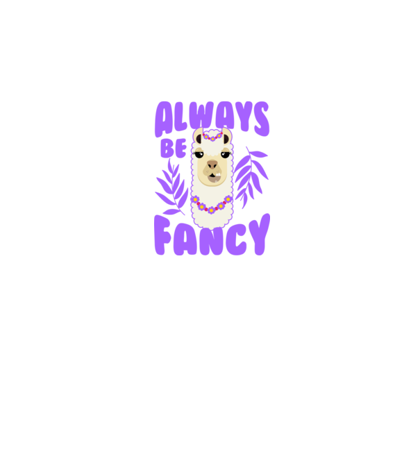 Always be fancy model negru pe tricou