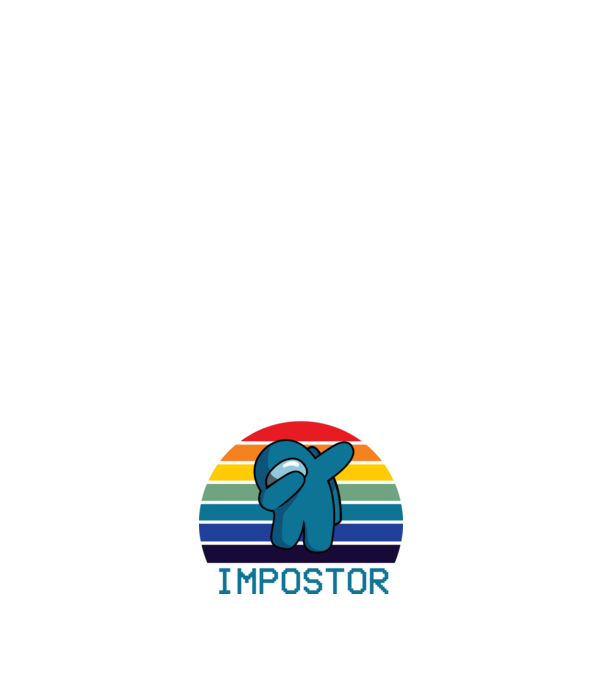 Impostor model alb pe tricou