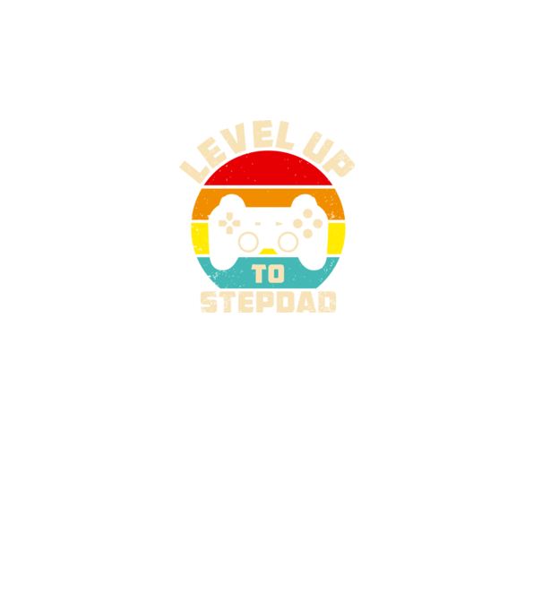 Level Up Stepdad model turcoaz pe tricou