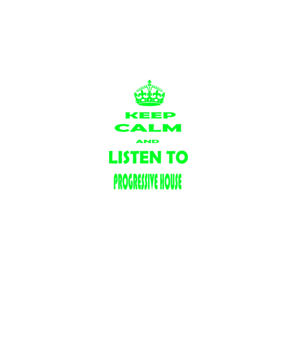 Keep Calm and Listen to prog-house model negru pe tricou