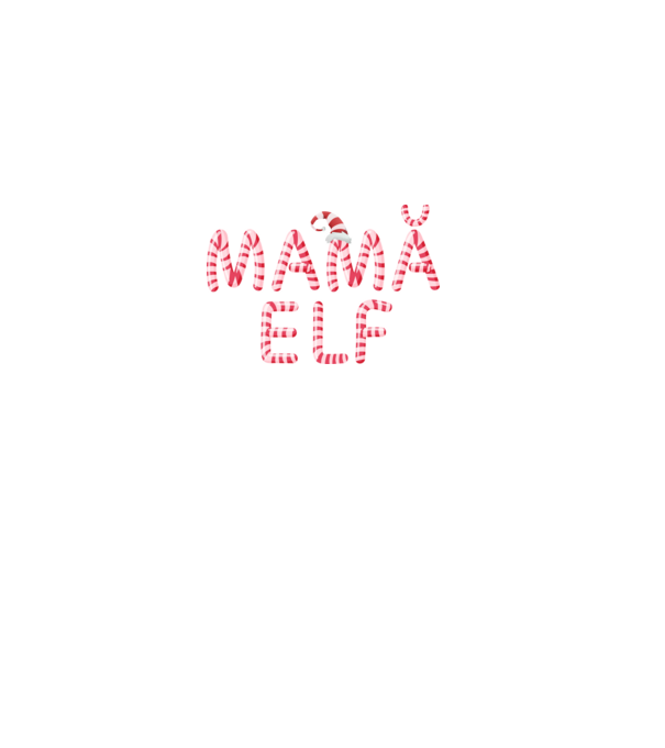 mamă elf model negru pe tricou