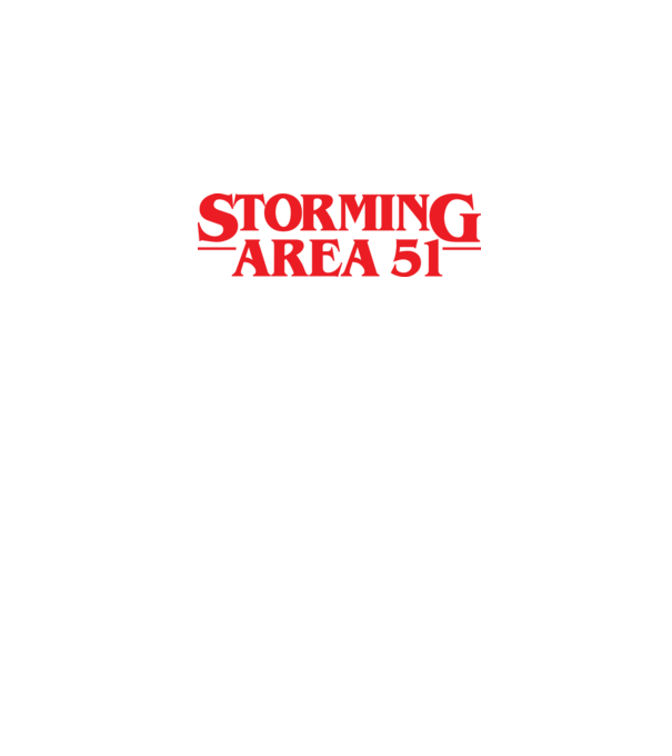 storming area 51 things model negru pe tricou