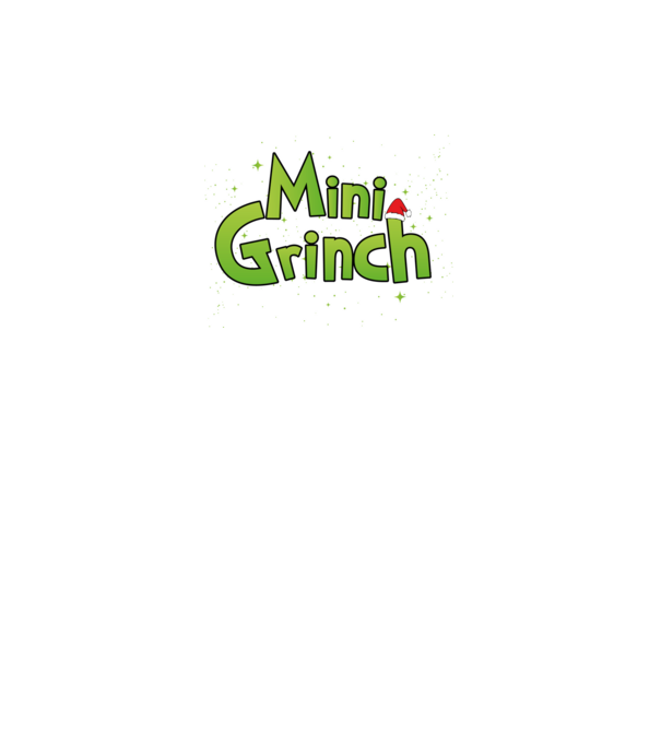 Grinch Family Mini Grinch model negru pe tricou
