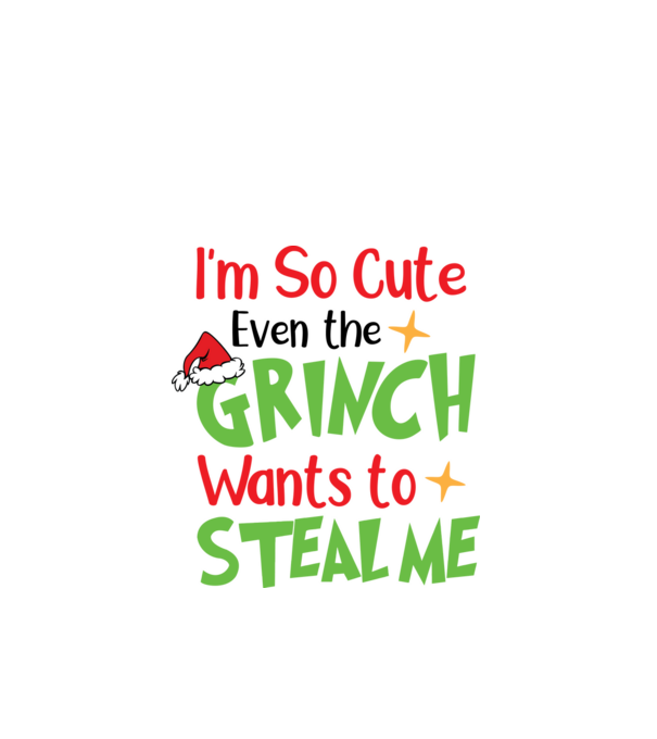 So cute Grinch model negru pe tricou