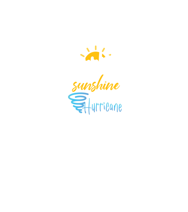 September Girls are Sunshine mixed with a little Hurricane model negru pe tricou
