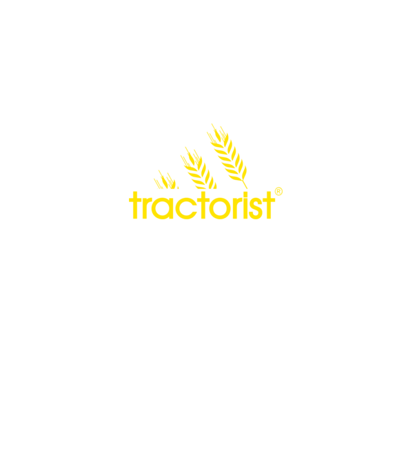tractorist model negru pe tricou