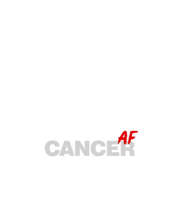 CANCER as fuck model negru pe tricou