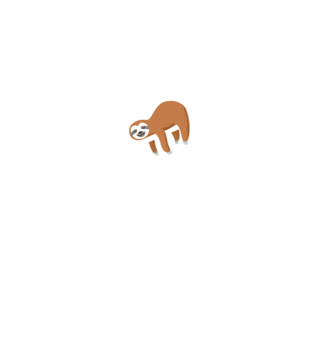 Just do it later sloth model negru pe tricou