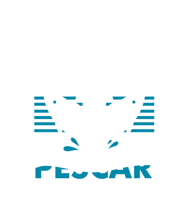 Pescar original model negru pe tricou