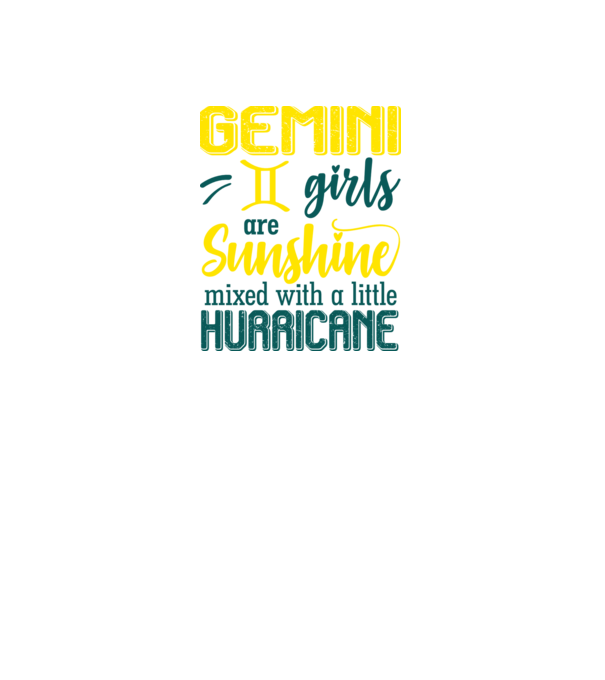 Sunshine with Hurricane GEMINI model negru pe tricou