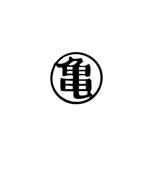 Dragon Ball Z logo model negru pe tricou