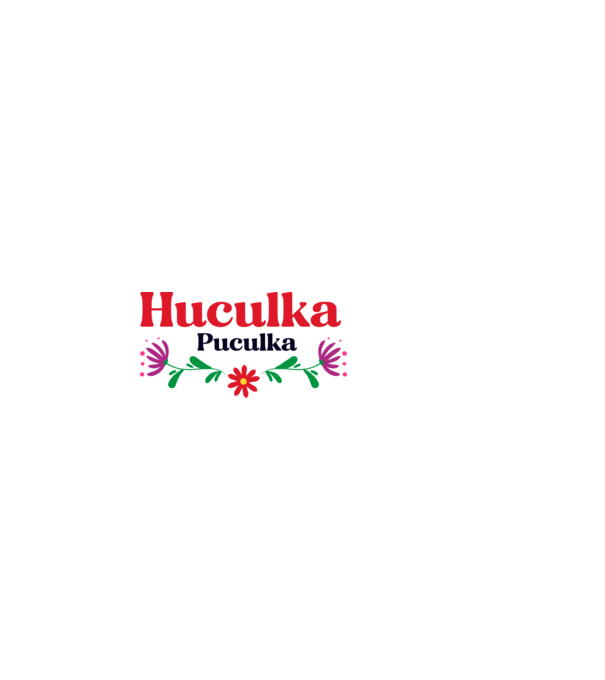 Huculka Puculka model alb pe tricou