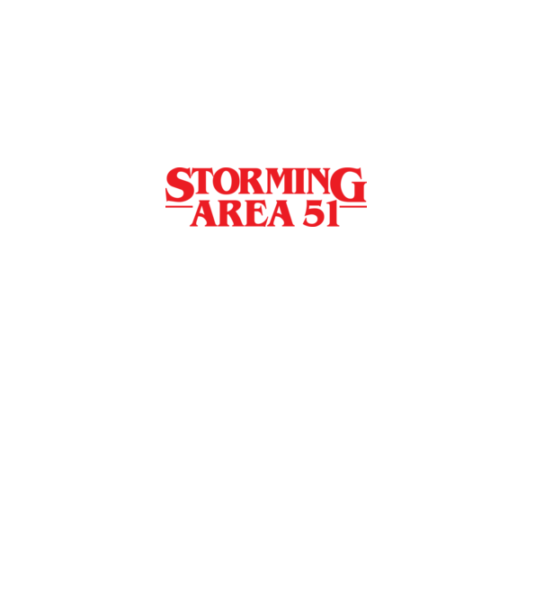 storming area 51 things model negru pe tricou