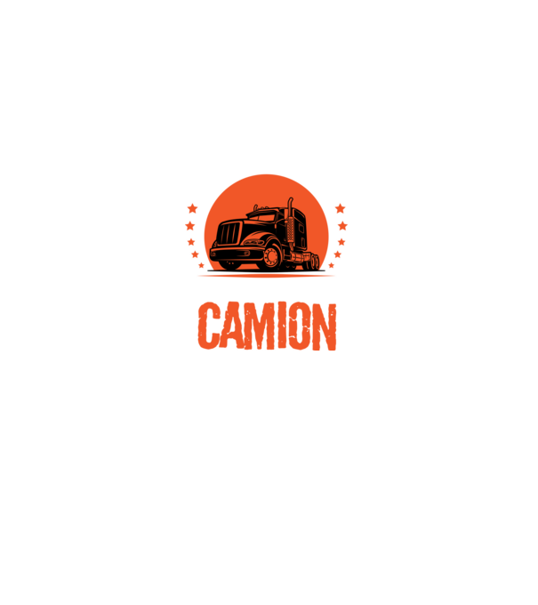 Bărbatul adevărat conduce un camion model negru pe tricou