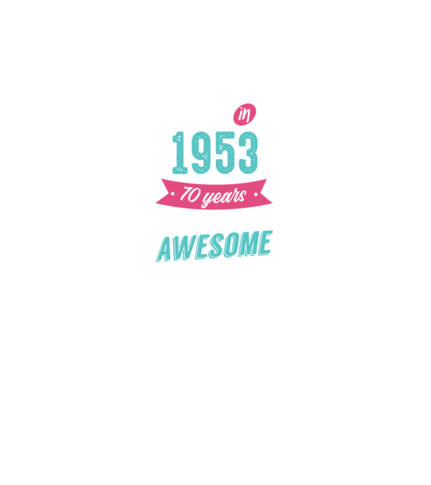 Made in 1953 model negru pe tricou