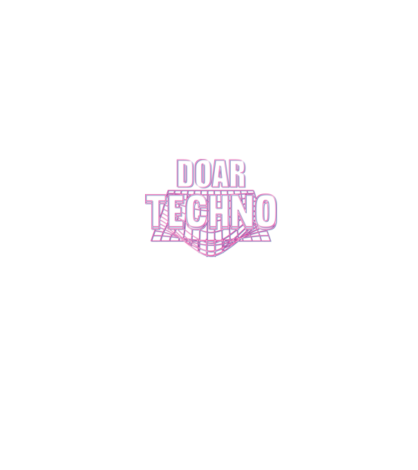 Doar techno model negru pe tricou