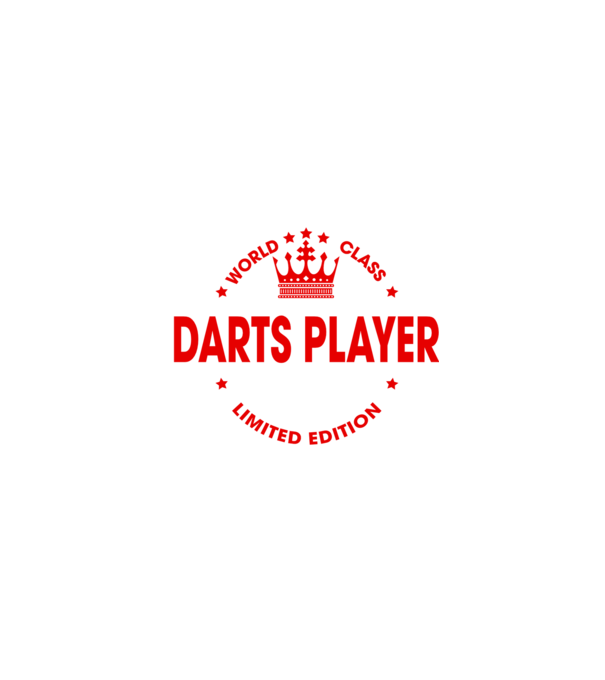 World class DARTS model negru pe tricou