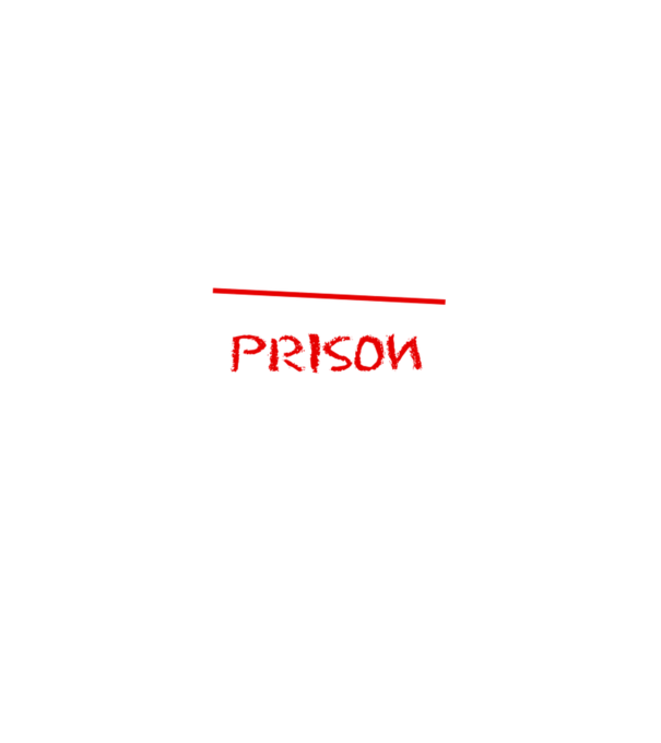 Back to prison - școală model negru pe tricou