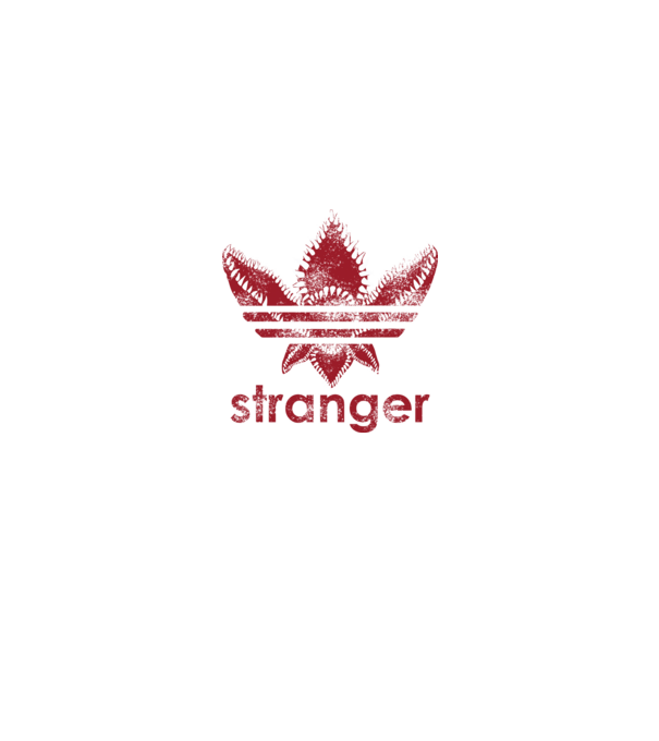 stranger things logo model negru pe tricou