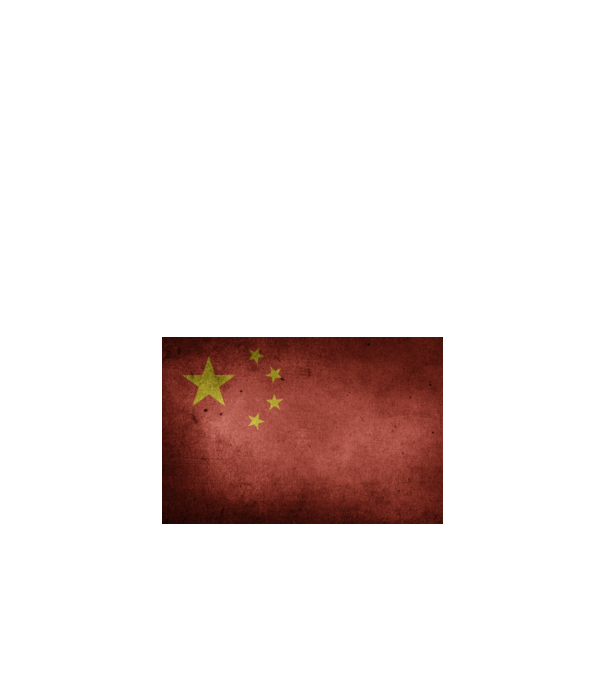 CHINA model negru pe tricou