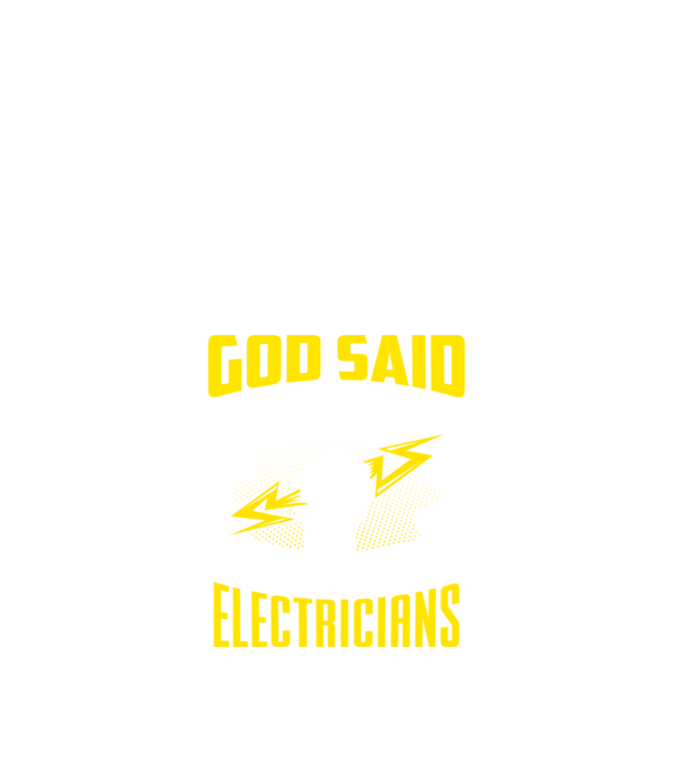 Let there be light model negru pe tricou