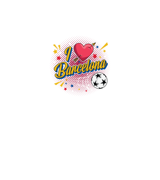 Popart Barcelona model gri pe tricou
