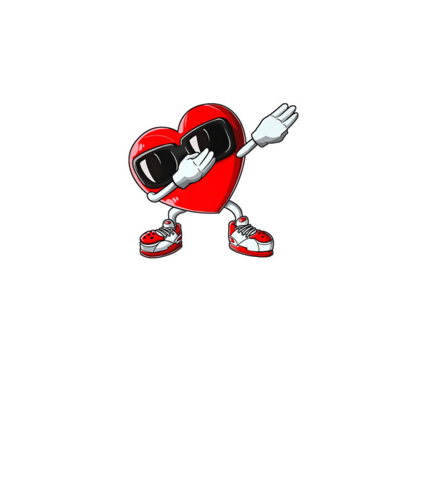 Dab inima model negru pe tricou