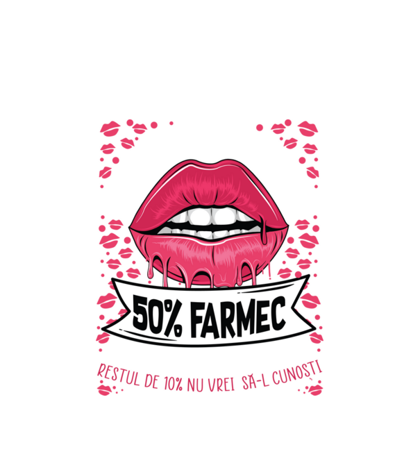 Sunt născută în iulie - 50% farmec - 40% nebunii și umor - Restul de 10% nu vrei să-l cunoști model alb pe tricou