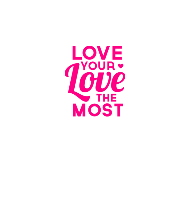love most model alb pe tricou