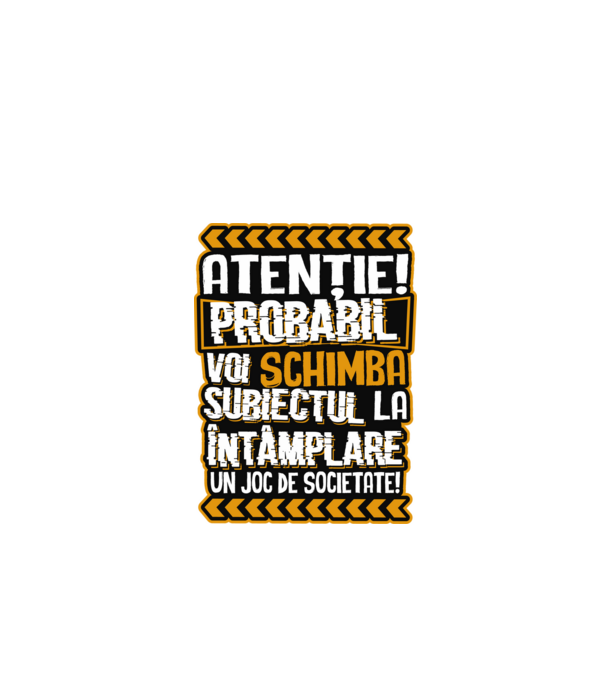 Atenție, probabil voi schimba subiectul la întâmplare pe șah model negru pe tricou