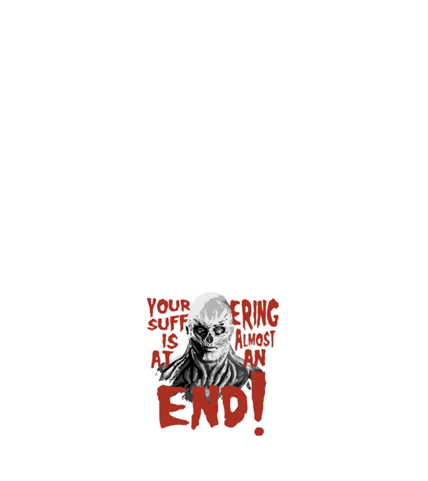 vecna your suffering is almost at an end model albastru închis pe tricou
