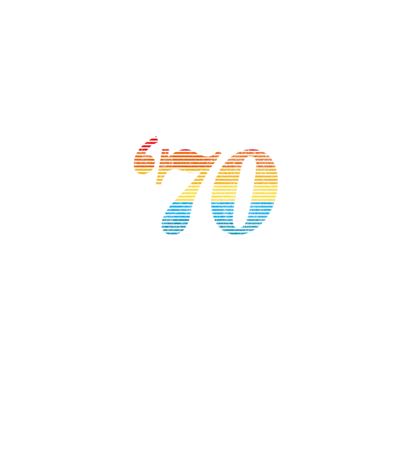 Retro Birthday 1970 model negru pe tricou