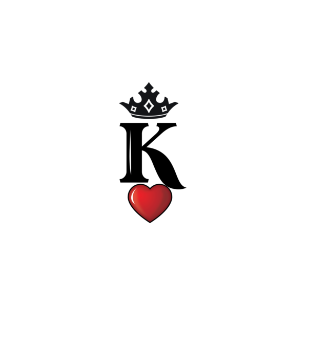 Cuplu HeartKing model alb pe tricou