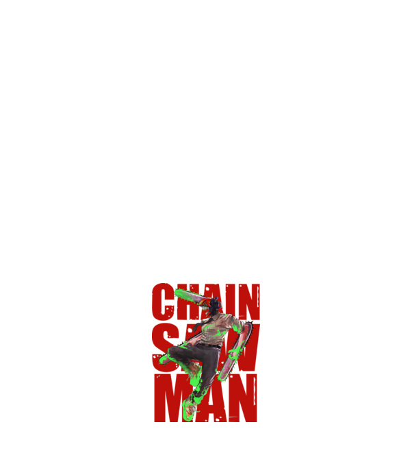 Denji chainsaw man concept model albastru închis pe tricou