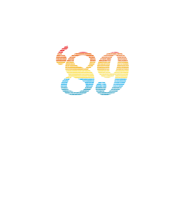 Retro Birthday 1989 model gri închis pe tricou
