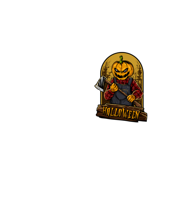 Scary halloween model galben neon pe tricou