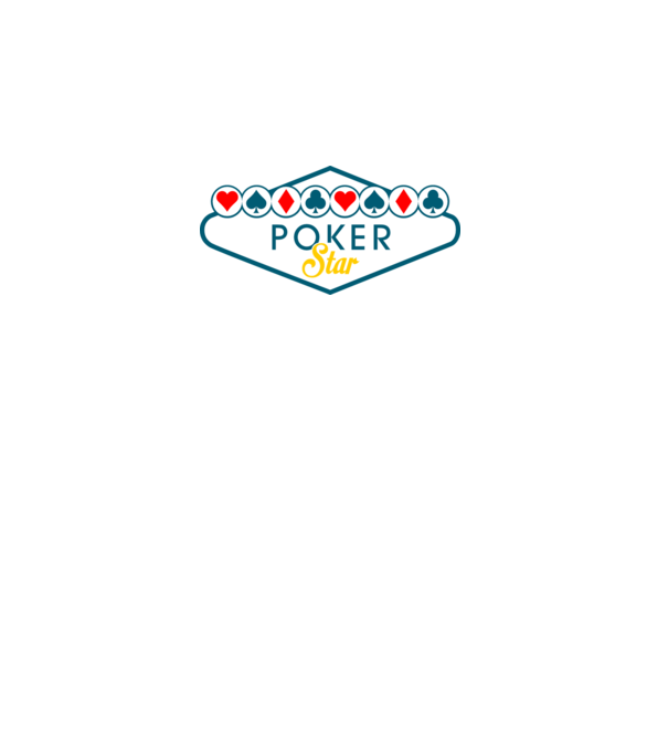 Star Poker model gri închis pe tricou