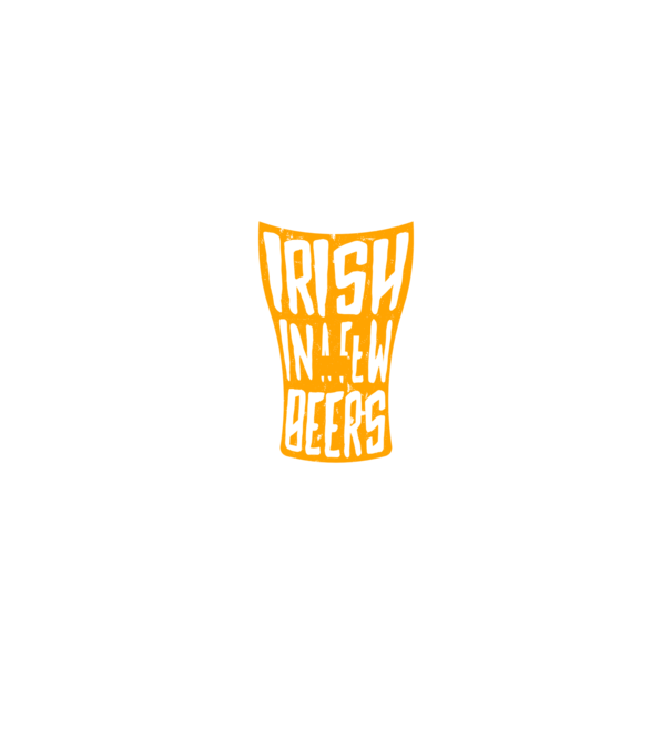 Irish in a few beer model negru pe tricou