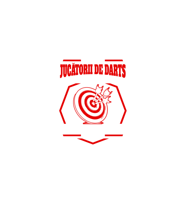 Toți jucătorii de darts sunt creați egali, dar numai cei mai buni sunt născuți în august. model negru pe tricou