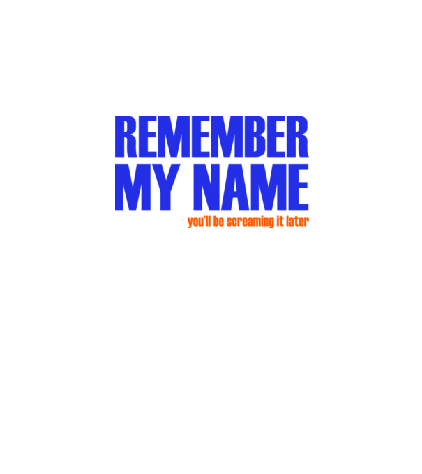 Remember My Name model alb pe tricou