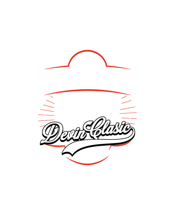 Devin Clasic - 1995 model alb pe tricou