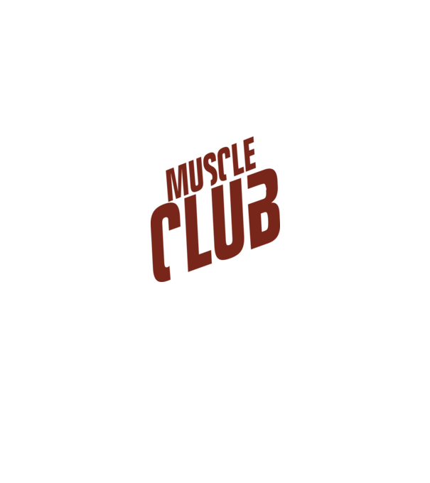 Muscle Club model negru pe tricou