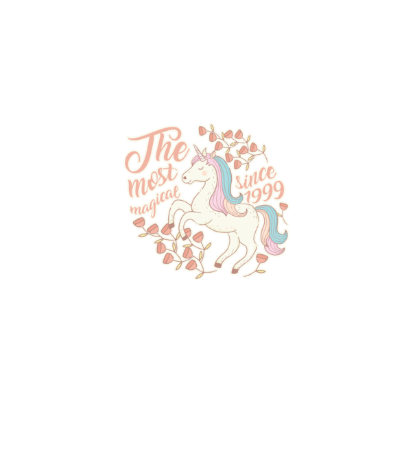 The most magical unicorn 1999 model roz deschis pe tricou