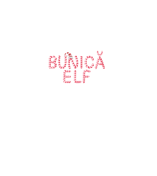 bunică elf model negru pe tricou