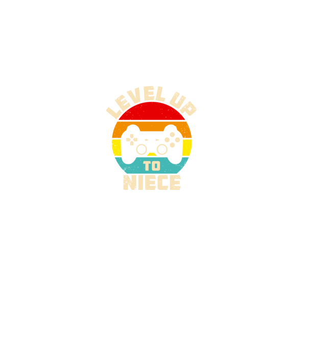 Level Up Niece model negru pe tricou