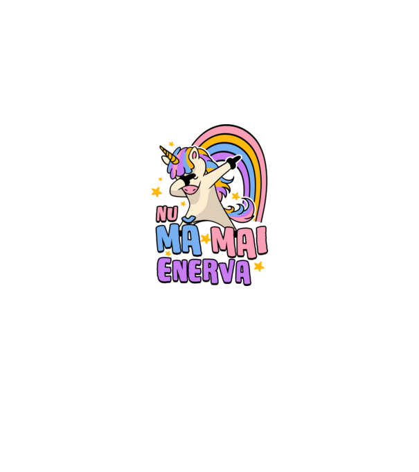 Nu mă mai enerva model negru pe tricou