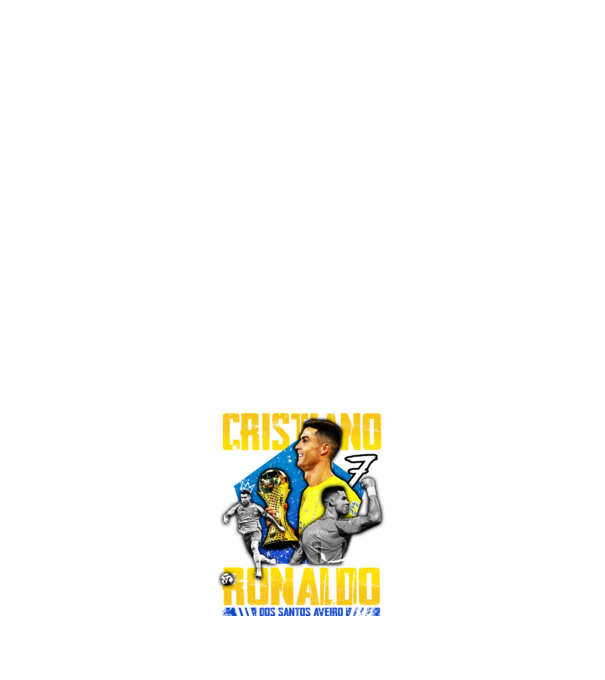 Ronaldo tribute model albastru închis pe tricou
