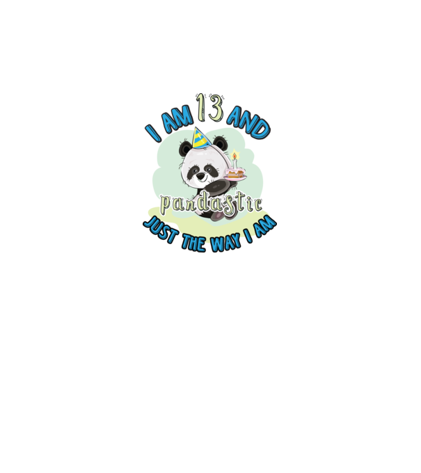 PANDASTIC 13 model gri pe tricou
