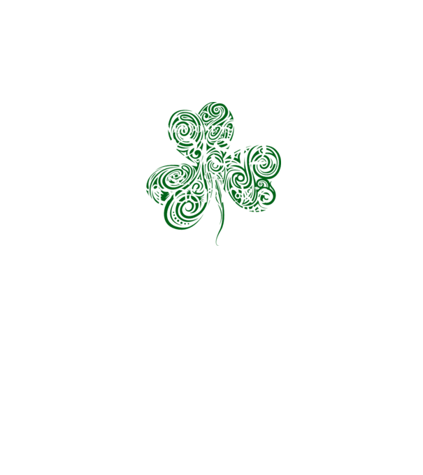 Everyone is irish shamrock model negru pe tricou