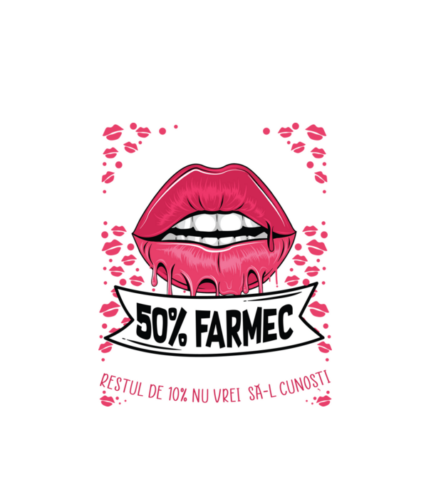Sunt născută în decembrie - 50% farmec - 40% nebunii și umor - Restul de 10% nu vrei să-l cunoști model alb pe tricou